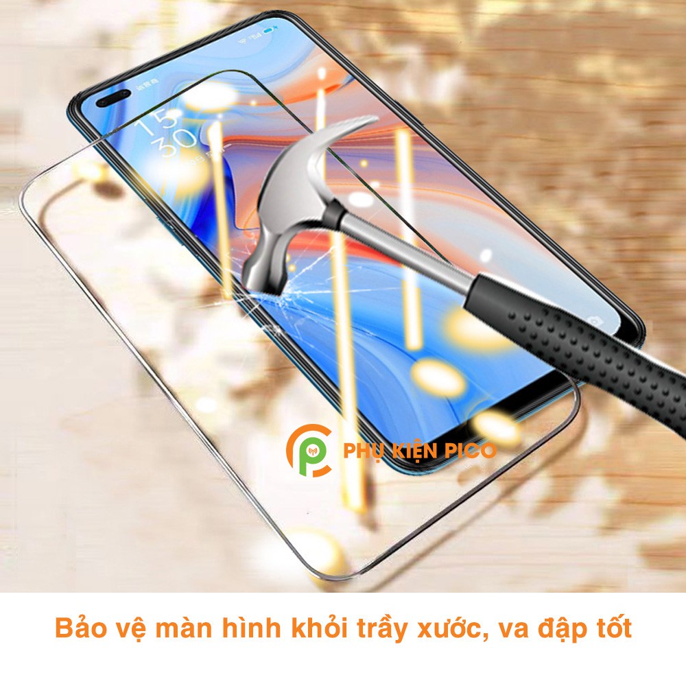 Kính cường lực Reno 4 / Reno 3 / Reno 2 full màn hình viền đen siêu mỏng - Dán màn hình Oppo Reno 4