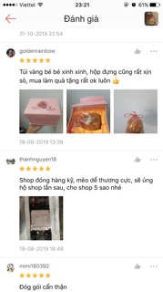 Túi tiền vàng Thiên Kim Vạn Lượng có hộp đựng