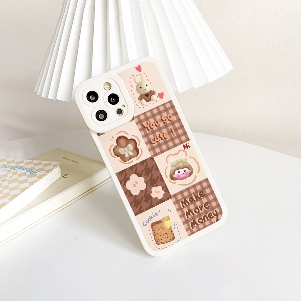 Ốp lưng iphone Bánh Mì cạnh vuông 6/6plus/6s/6splus/7/7plus/8/8plus/x/xs/11/12/13/14/pro/max/promax/plus/shin/case
