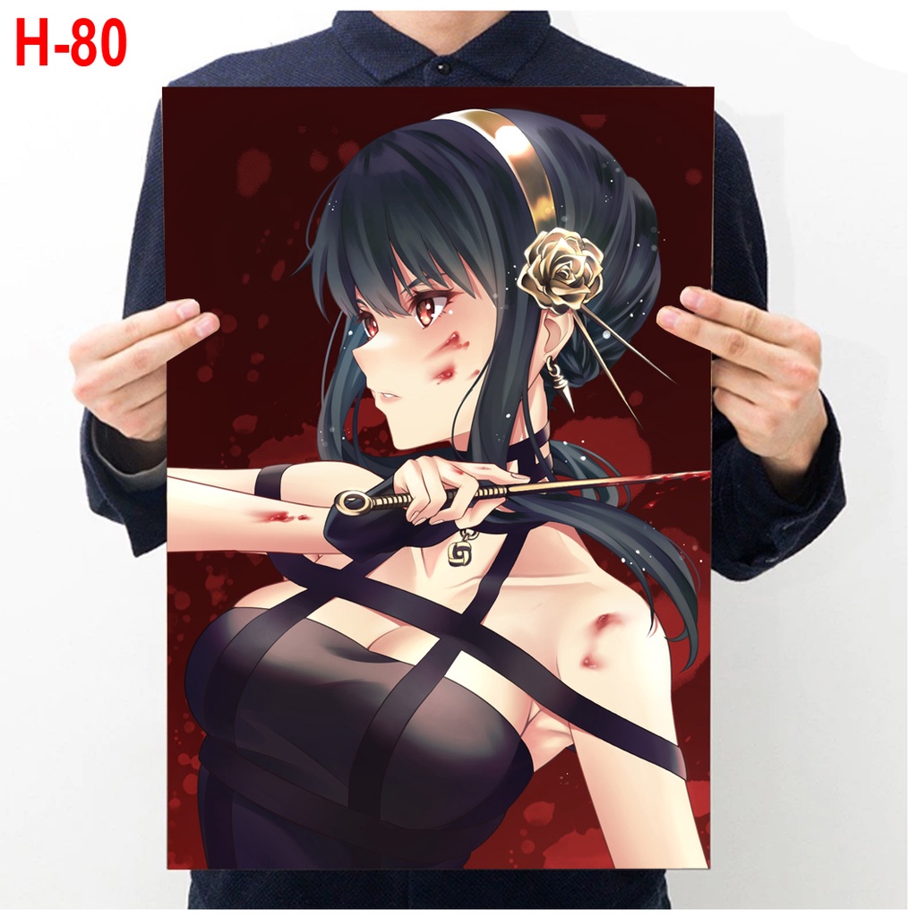 Tranh dán tường anime Spy X Family , Áp Phích anime Spy X Family, Poster anime Spy X Family (50 mẫu 