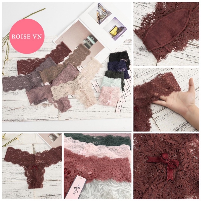 Quần Lọt Khe Chữ T Cao Cấp - Ren Mềm Mịn - Sexy - Gọi Cảm Quyến Rũ