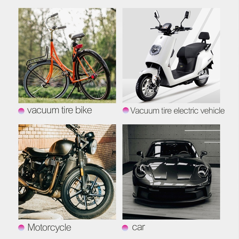 Bộ 4 Nắp Van Bánh Xe Hơi / Xe Máy Màu Dạ Quang Chống Rò Rỉ Tiện Dụng