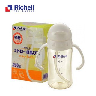 [Hàng hot] Bình ống hút PPSU Richell (260ml) RC98271 - BM
