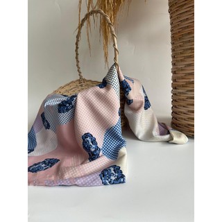 Vải Cotton Họa Tiết Trừu Tượng Trang Trí