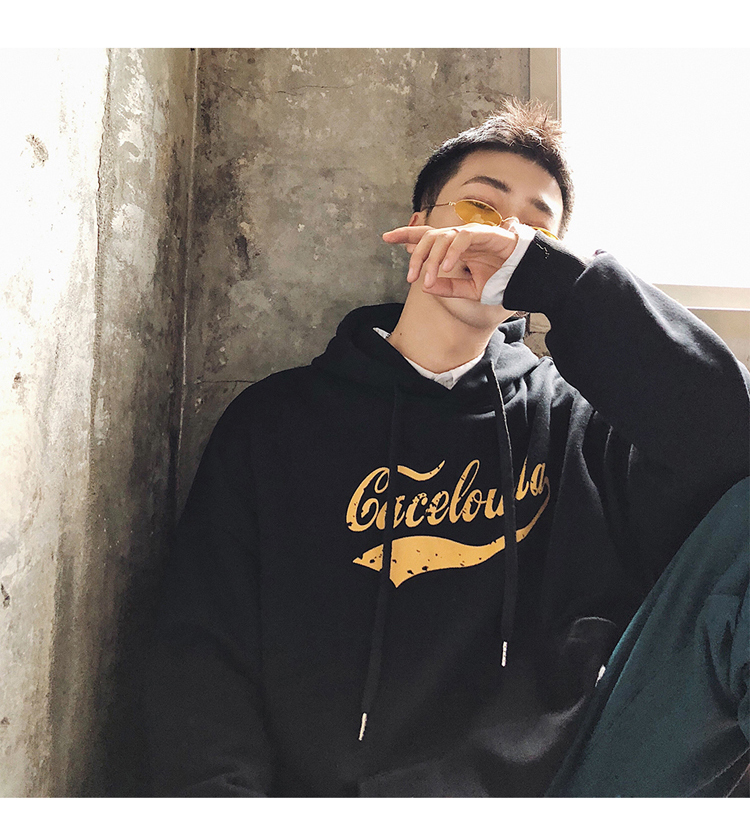 Áo hoodie tay dài phong cách Hàn Quốc trẻ trung thời trang cho nam | BigBuy360 - bigbuy360.vn