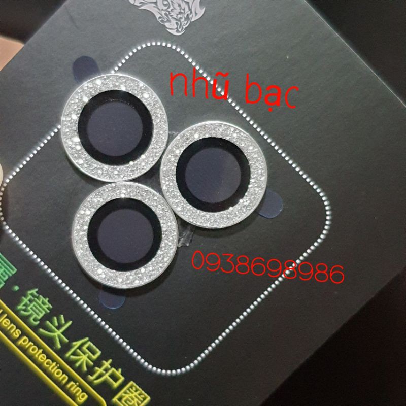 bộ dán camera nhũ 7 màu YH cho iPhone 14 pro max/14/13 pro max/13/12 pro max / 12/ 11 pro max/11/11 pro tình tế đẹp mắt