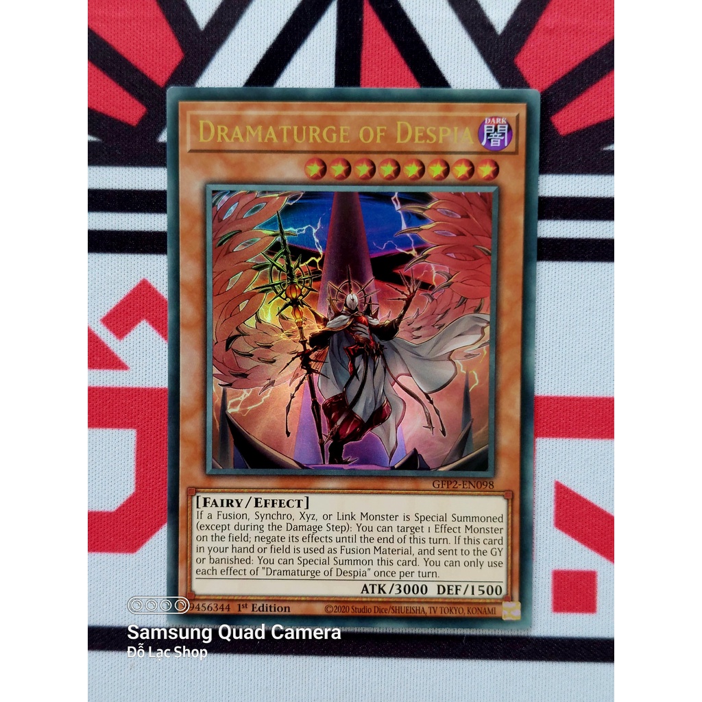 Thẻ Bài Yugioh Monster Dramaturge of Despia - GFP2-EN098 - Ultra Rare