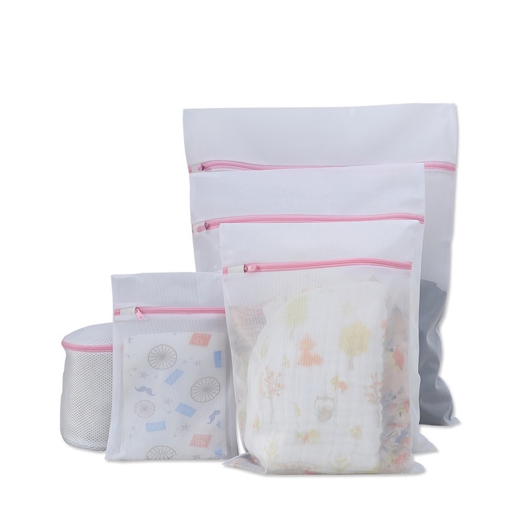 BỘ 2 TÚI GIẶT QUẦN ÁO ĐỦ KÍCH THƯỚC - Giá sỉ