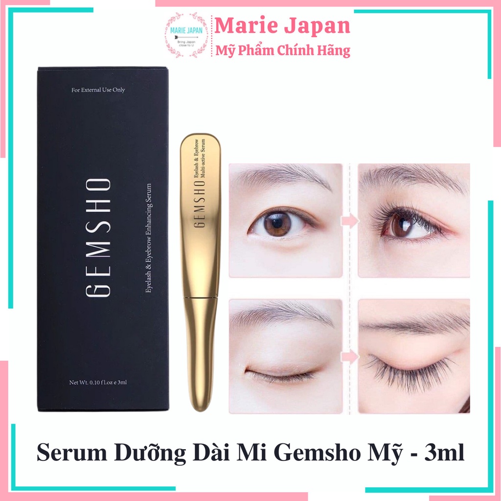 Serum Dưỡng Dài Mi Gemsho Mỹ - 3ml