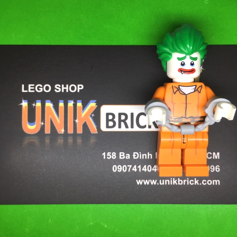 Lego UNIK BRICK Arkham Asylum Joker Anh hề tinh nghịch trong Minifigures Series Batman chính hãng (n