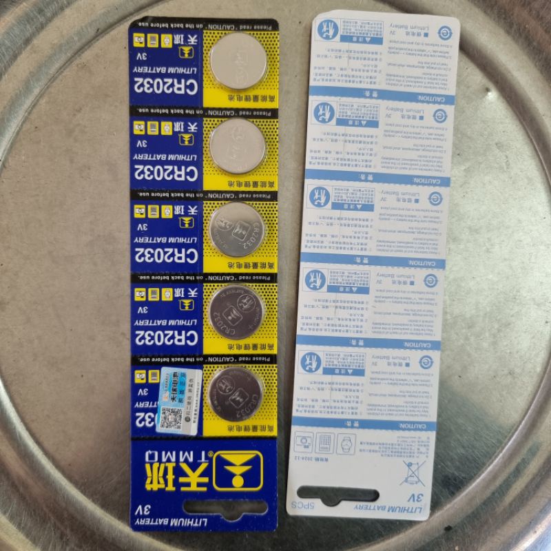 Pin CR2032 lithium  3V