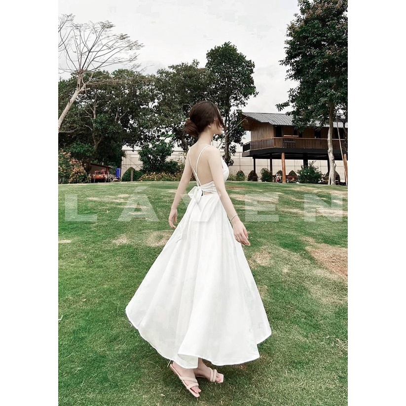 Đầm maxi hở lưng đi biển CÓ MÚT NGỰC phong cách hiện đại quyến rũ vải may cao cấp hàng loại 1 mã[MAXI 21