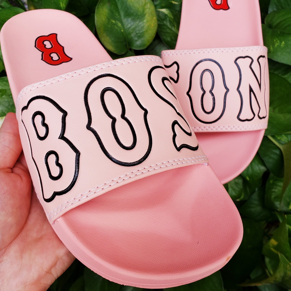 Dép unisex 𝐌𝐋𝐁 boston màu hồng cam FULL HỘP THẺ