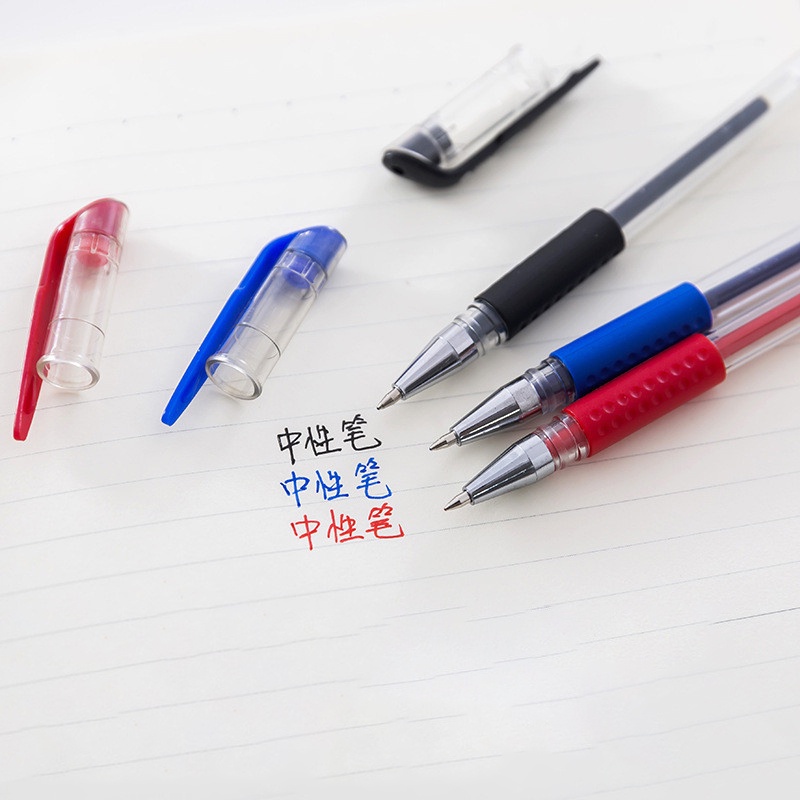 Bút Mực Gel Ngòi 0.5mm Mực Đen/Xanh Dương/Đỏ