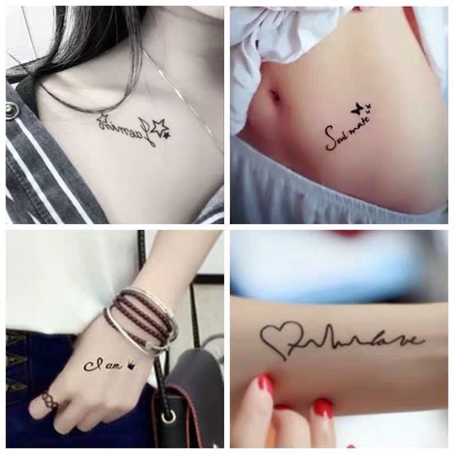 Hình xăm dám mini tattoo mini nhiều mẫu