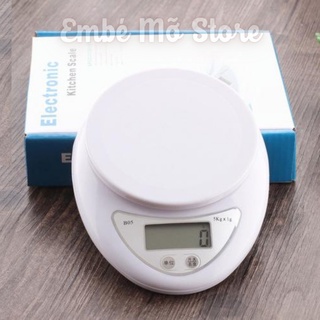 Cân thực phẩm - nhà bếp điện tử mini 5kg | electronic kitchen scale - embé mỡ