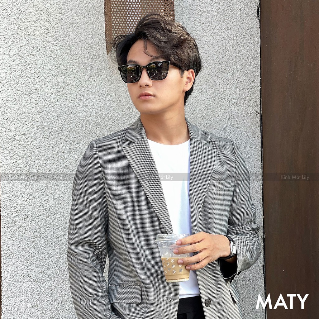 Kính mát nam nữ LILYEYEWEAR mắt vuông chống UV400 nhựa cao cấp thời trang BST Hè Maty | BigBuy360 - bigbuy360.vn