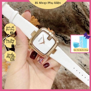 Đồng hồ Guou nữ mặt vuông size 35mm cực sang