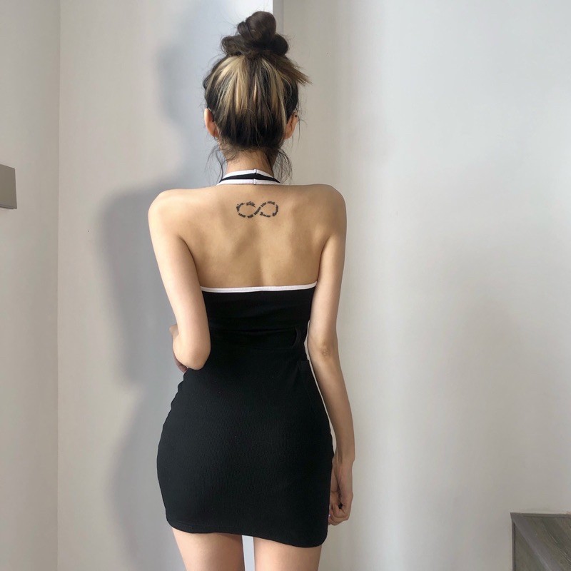 Váy Body 2 Dây Hở Lưng - FREESHIP- Hàng Loại 1 - V13 - Đầm dáng ôm đi tiệc đi bar sang chảnh | BigBuy360 - bigbuy360.vn