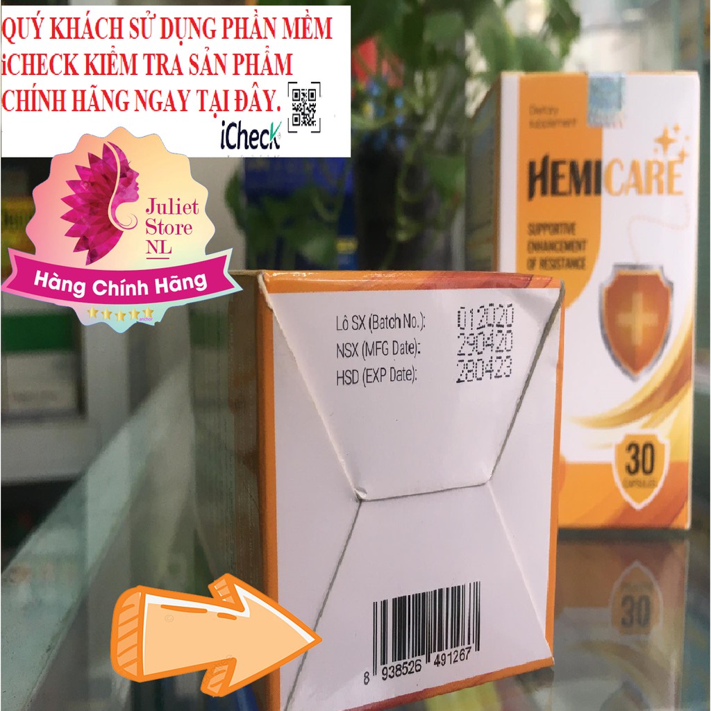 [TĂNG CƯỜNG SỨC ĐỀ KHÁNG] HEMICARE TĂNG CƯỜNG SỨC KHỎE,HỆ MIỄN DỊCH NHANH CHÓNG CHO CƠ THỂ KHỎE MẠNH HIỆU QUẢ CHÍNH HÃNG