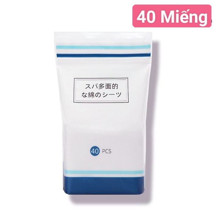 Bông tẩy trang cotton PRINCESS,  Đắp Lotion Mask Mặt Nạ Toner 40-200 miếng,co giãn,dưỡng ẩm,miếng bông mỏng siêu mịn