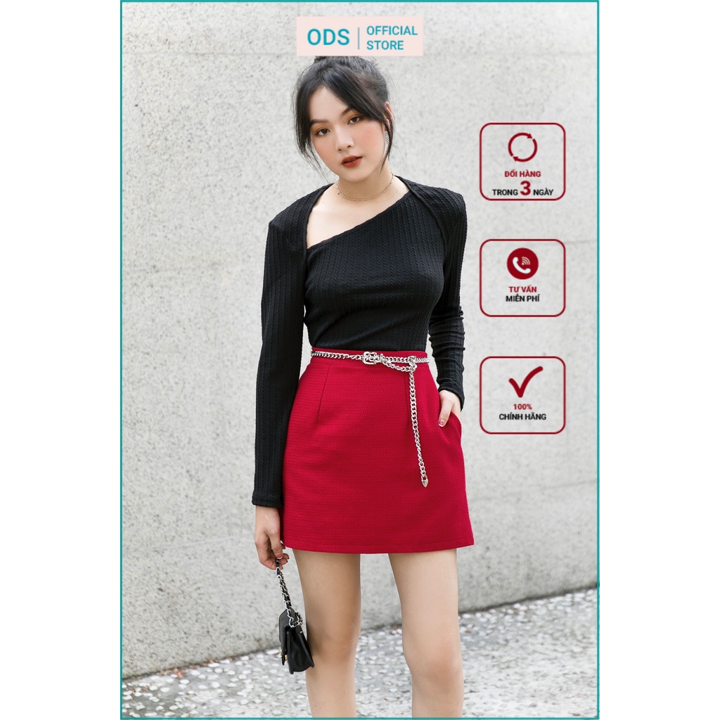 Áo cổ lệch Oversized Đen [XT4]