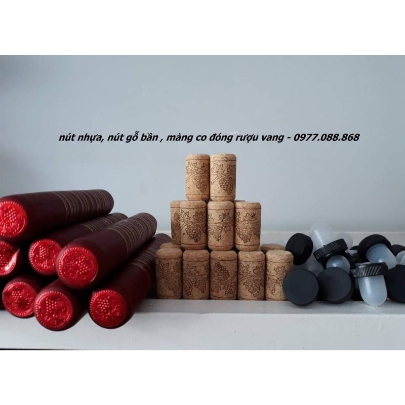 BỘ MÀNG CO , NÚT CHAI  - PHỤ KIỆN CHAI VANG