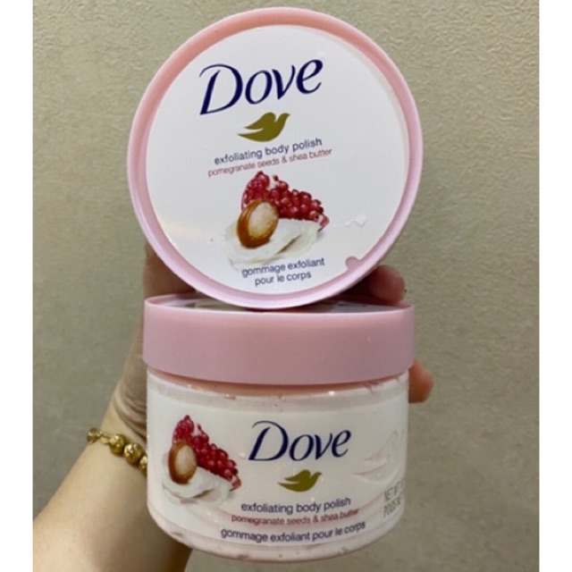 TẨY TẾ BÀO CHẾT DOVE EXFOLIATING BODY POLISH 298g