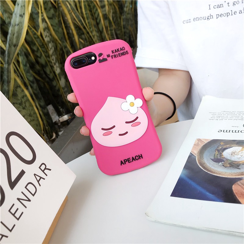Ốp điện thoại silicon họa tiết in chữ KAKAO Friends 3D dành cho iphone 11 pro max xr x xs max 7 8 6 6 S Plus | BigBuy360 - bigbuy360.vn