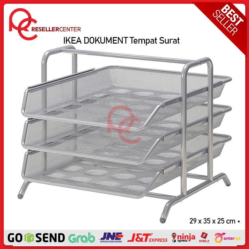 Ikea Khay Đựng Tài Liệu / Giấy Tờ In Chữ Tiện Dụng