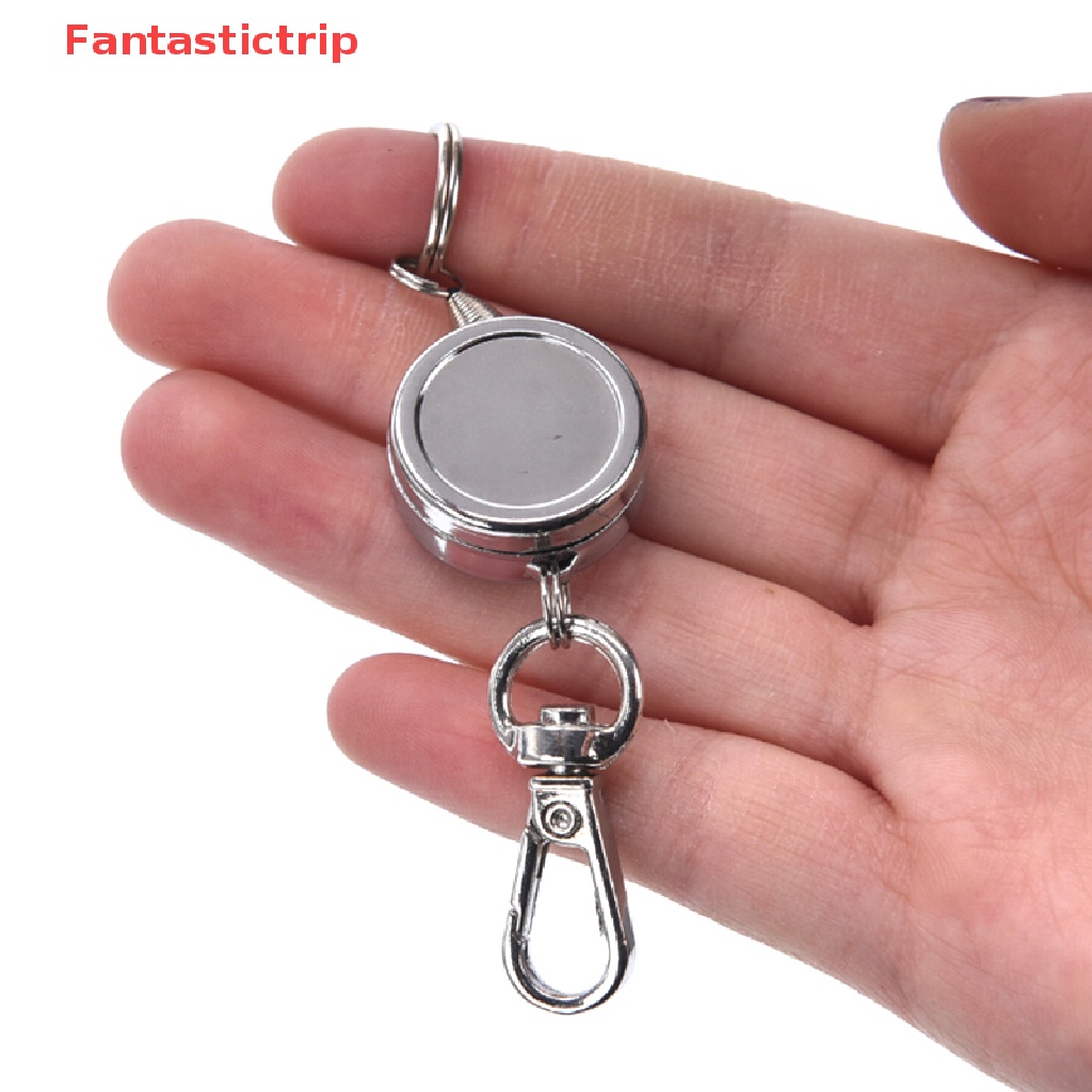 [Fantastictrip] Móc Chìa Khóa Dạng Kẹp Dây Kéo Có Thể Thu Gọn Được Mới