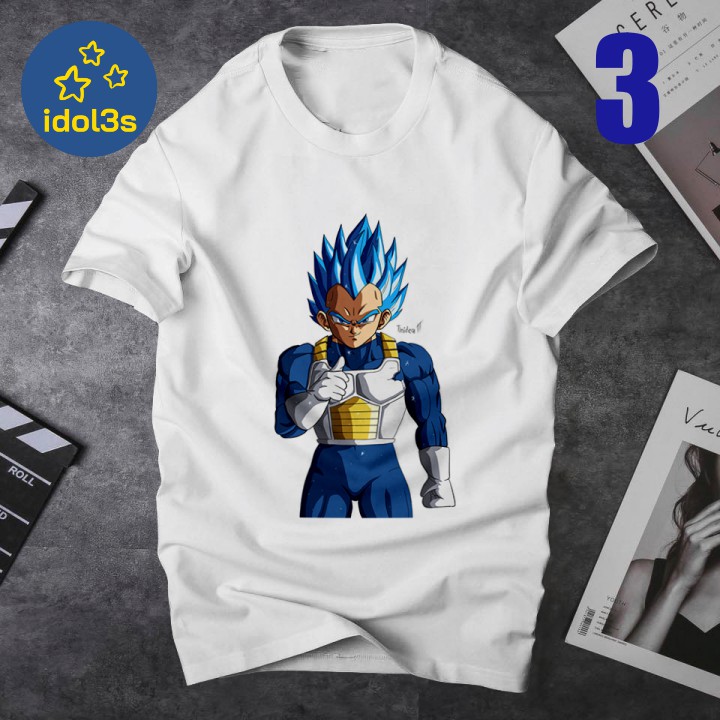 [6 mẫu] Áo thun in hình Vegeta Super Sayan - Dragon Ball (7 Viên Ngọc Rồng) - Phần 1