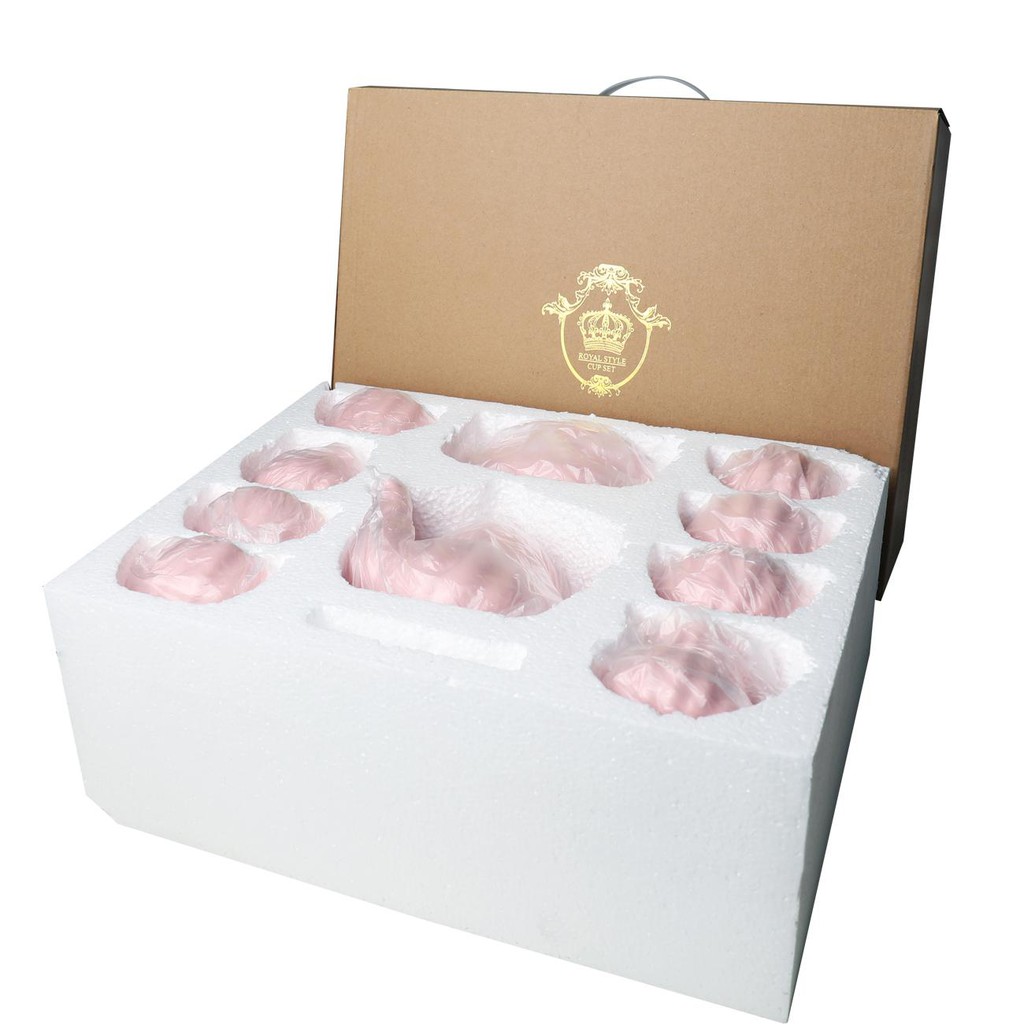 ❆Bộ Trà Sứ Sweetjar Dòng Hoàng Gia Anh 8 OZ Ly & Đĩa Dịch Vụ Cho 6 Với Ấm Trà Lọ Đựng Đường Bình Đựng Kem Teaspoons Bộ L