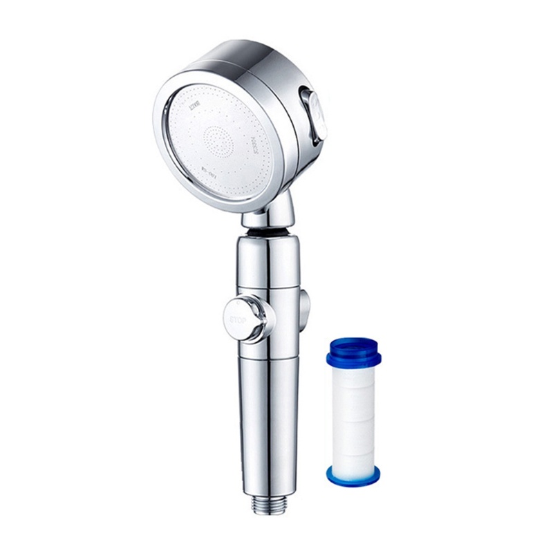 Vòi Hoa Sen 3 Chức Năng Lọc Áp Suất Cao Có Nút Chặn Tiết Kiệm Nước