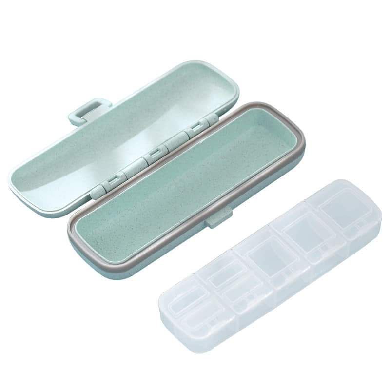 Hộp đựng thuốc 7 ngăn 13.8x4.5cm,,,,