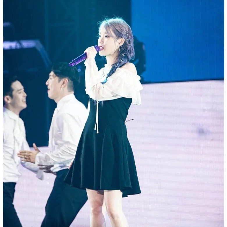 Váy Cổ Bèo Công Chúa IU K-Pop