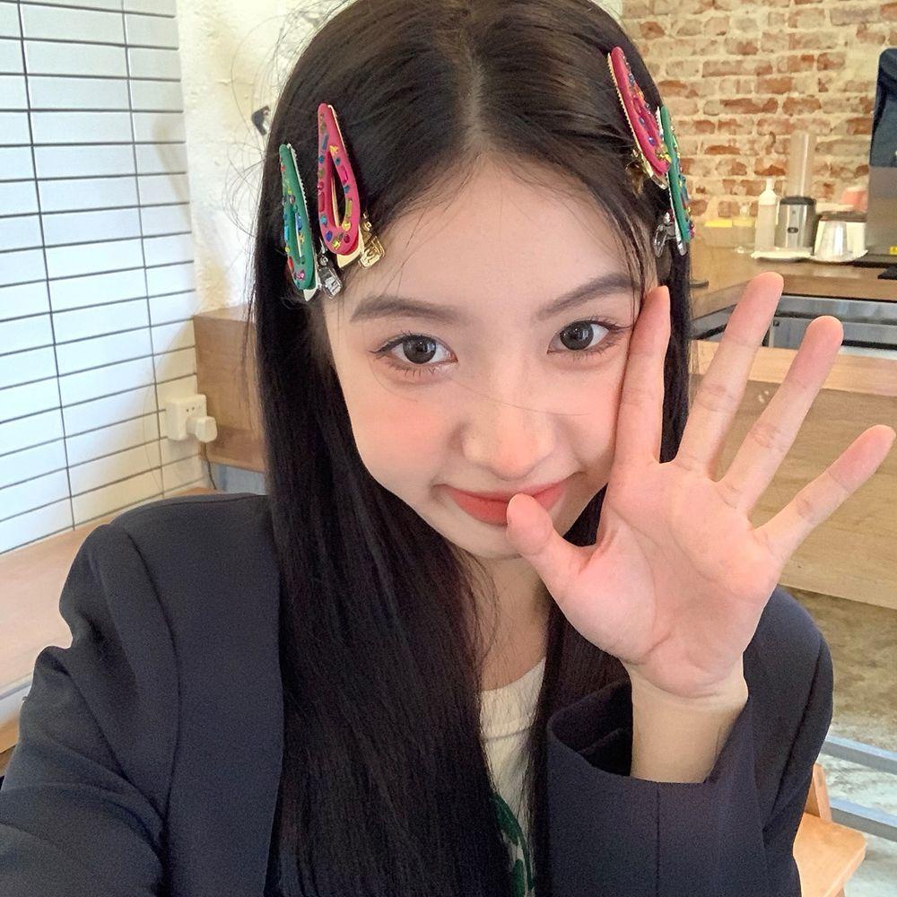 Kẹp Tóc Bên Màu Sắc Ngọt Ngào Phong Cách Vintage Thanh Lịch Dành Cho Nữ|Kẹp Tóc Thiết Kế Xinh Xắn Thời Trang