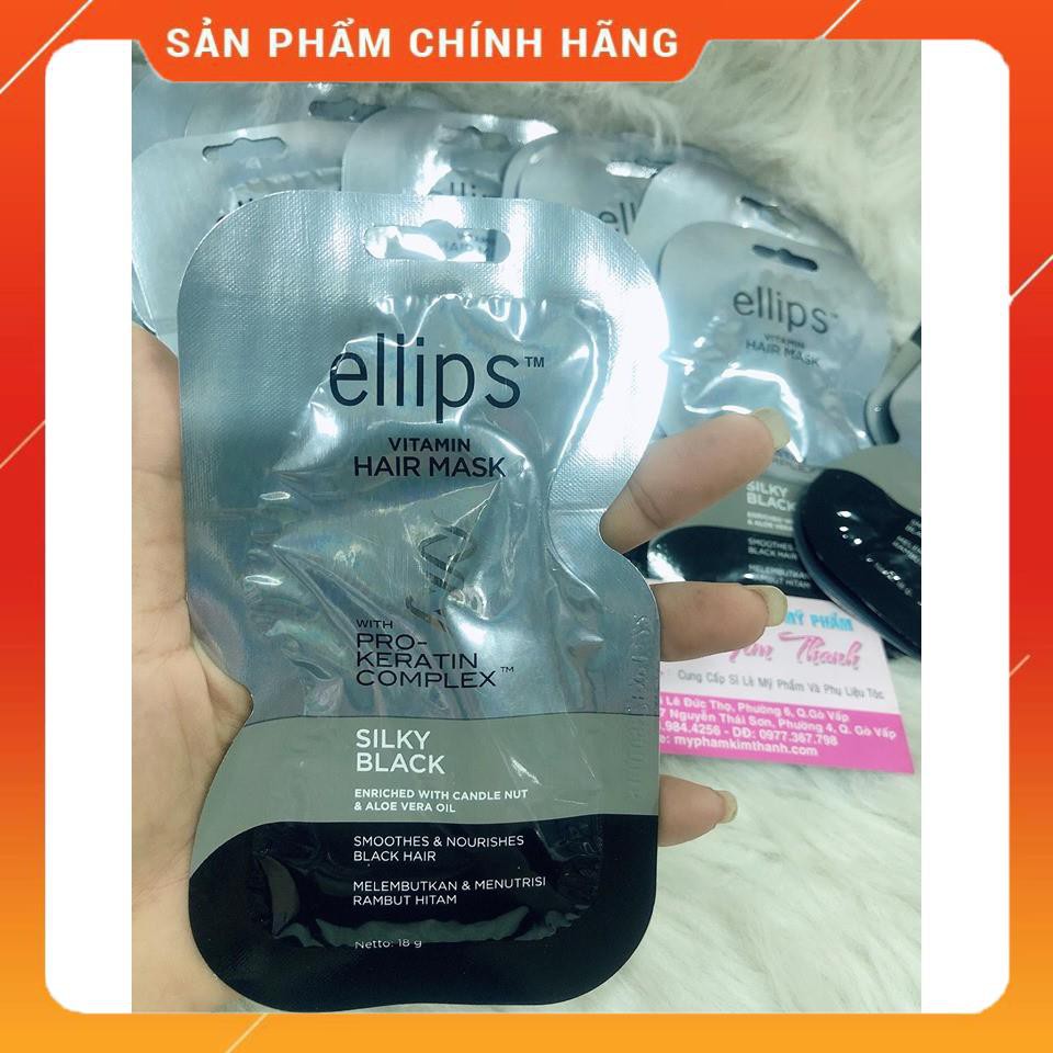 Kem ủ Tóc Ellips Vitamin Hair Mask 1 gói lẻ