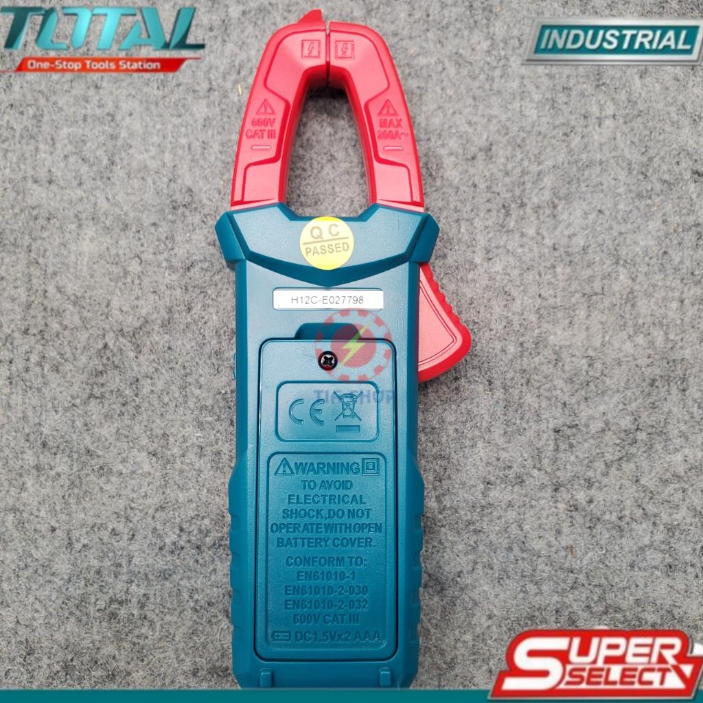 Ampe kẹp 2000 số đêm - Kềm đo AC kỹ thuật số Total TMT42002