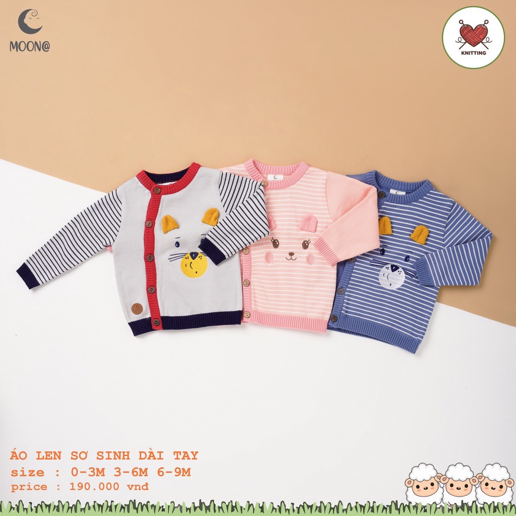 Áo Len Sơ Sinh Dài Tay