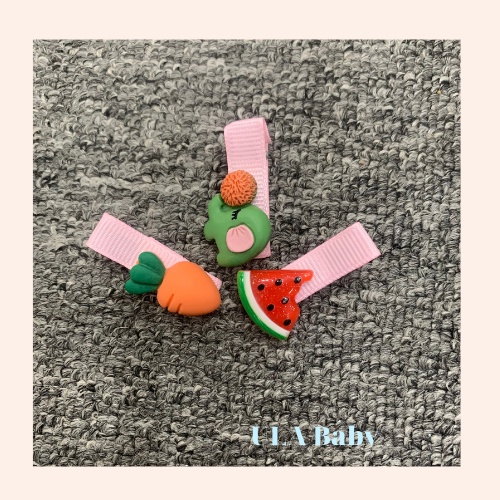 Kẹp Tóc Hoạ Tiết Đáng Yêu Cho Bé Gái - ULA Baby