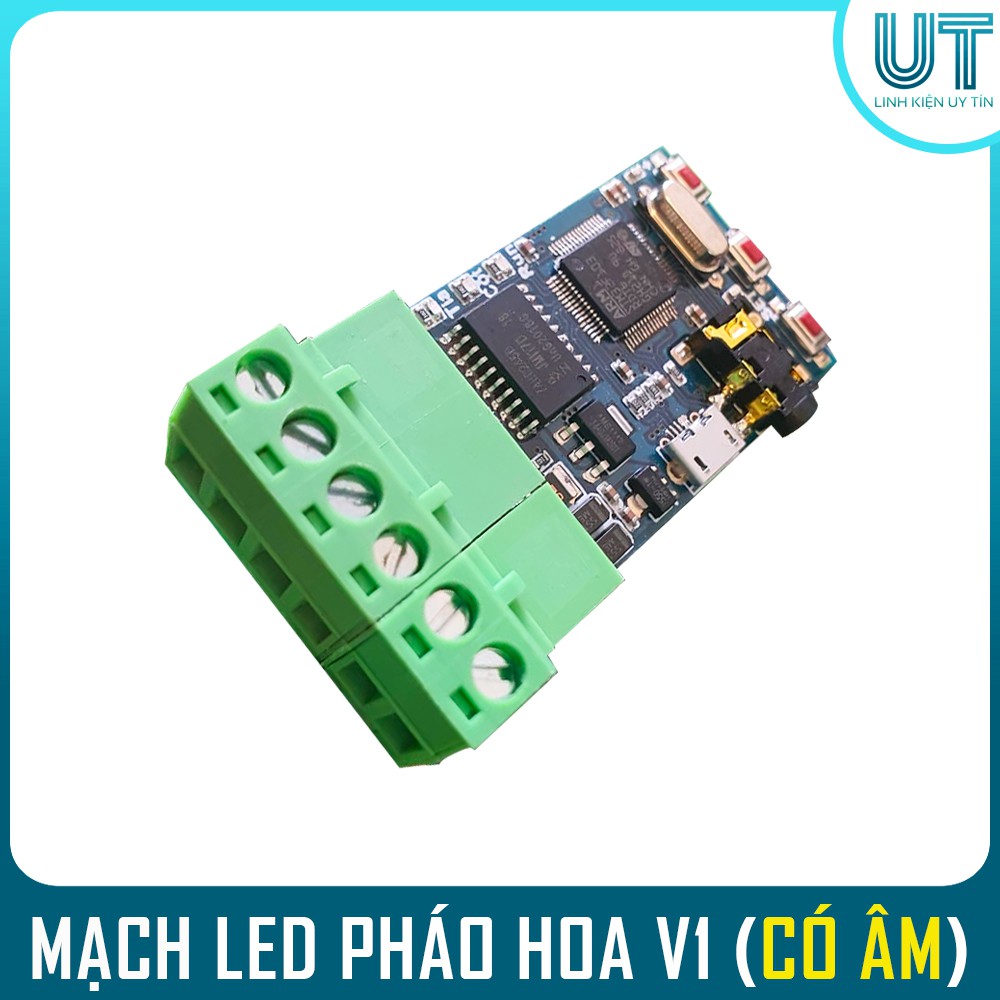 Mạch điều khiển LED PHÁO HOA Ver.1 ( Có âm thanh )