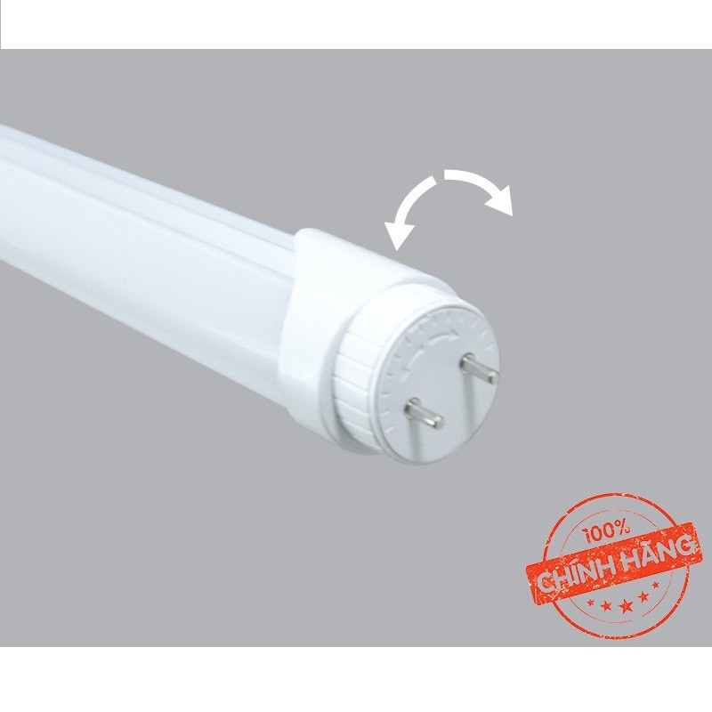 [Hàng Chính Hãng] Bộ Máng Đèn Batten LED Tube MPE Siêu Mỏng Nhôm T8 Bóng Đơn  và Bóng Đôi 0.6m, Ánh Sáng Trắng, Vàng