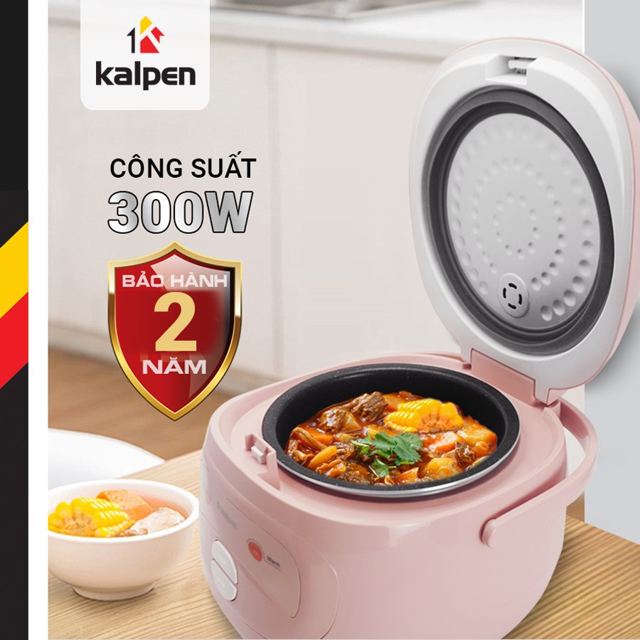 Nồi cơm điện ủ ấm 3D Kalpen model R1 dung tích 1L