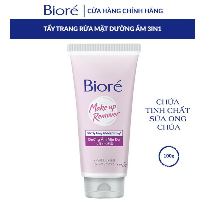 Sữa rửa mặt 3 in 1 Biore - Hàng chính hãng. new 100%.