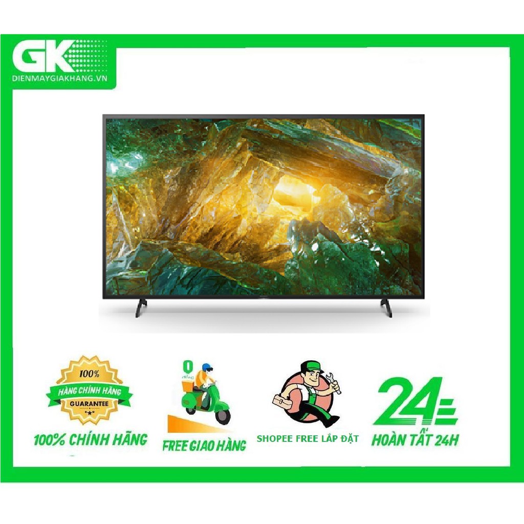 49X8050H - MIỄN PHÍ CÔNG LẮP ĐẶT - Android Tivi Sony 4K 49 Inch KD-49X8050H