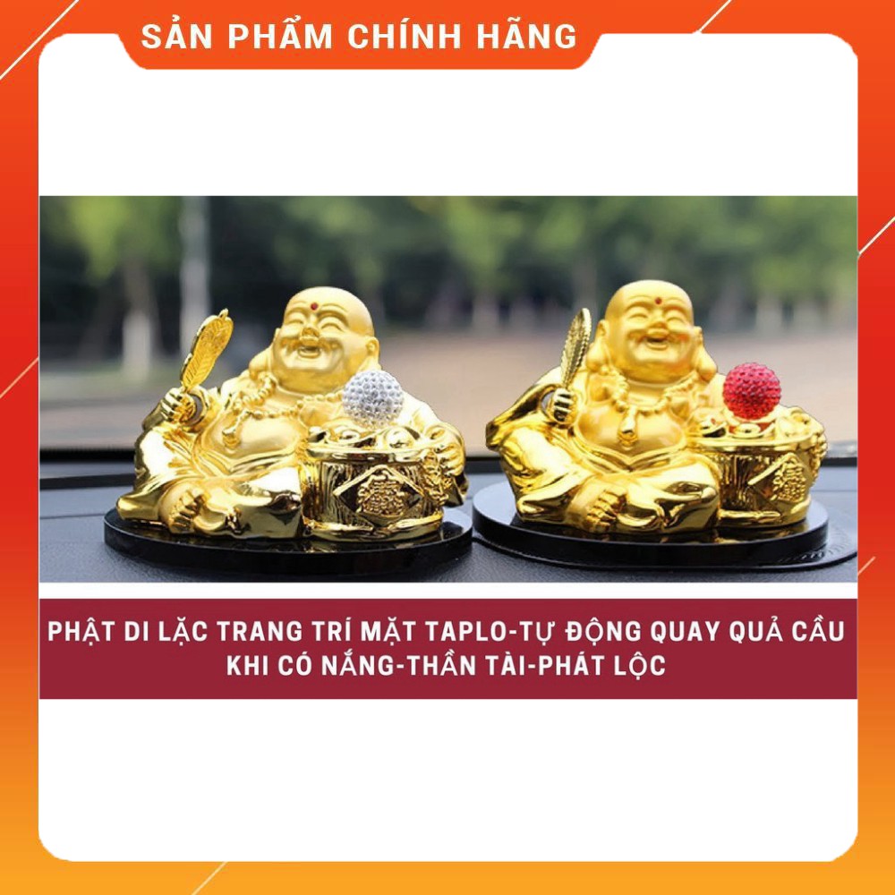 Tượng phật di lặc để taplo kiêm nước hoa ô tô xe hơi cao cấp khử mùi chống say xe cầu an lành hạnh phúc