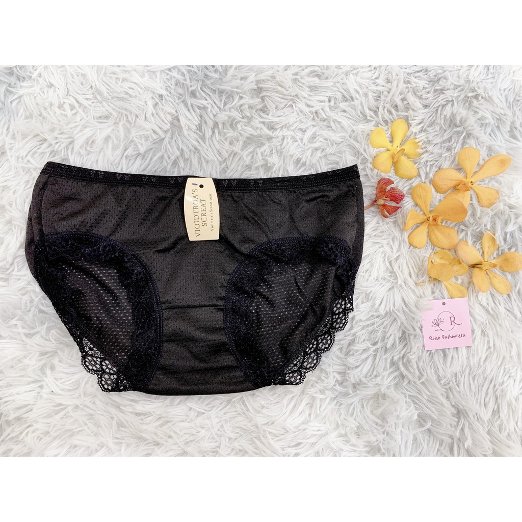 Quần Lót Ren Thông Hơi Thoáng Mát Mềm Mịn - Quần lót Cotton | BigBuy360 - bigbuy360.vn