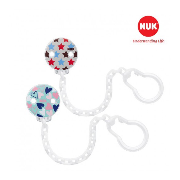 [Đủ 7 mẫu] Dây đeo ti giả NUK Soother chains