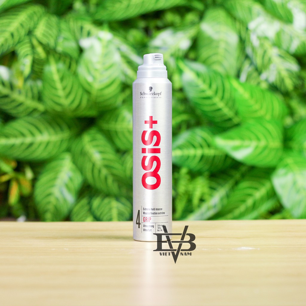 Keo bọt vuốt tóc OSIS+ Đức | Mousse vuốt tóc Osis+ 4 Grip 200ml